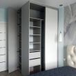 Шкаф-купе для спальни с нестандартным наполнением