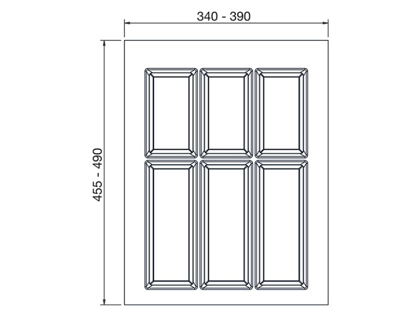 Вкладыши для столовых приборов серия Agoform Classico
