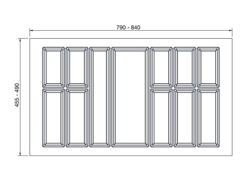 Вкладыши для столовых приборов серия Agoform Classico