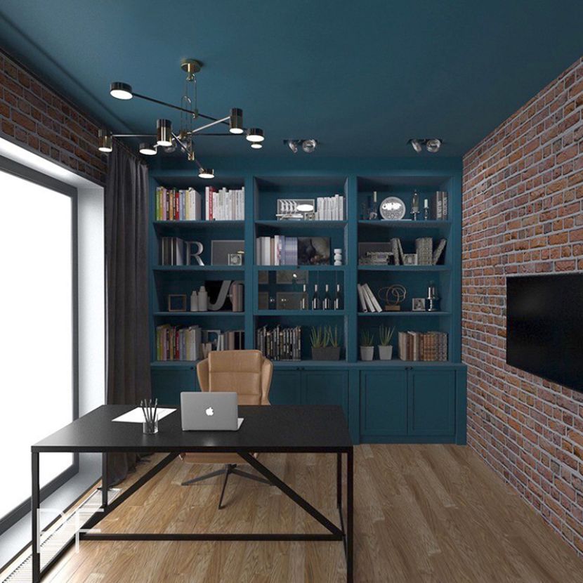 Роскошный стеллаж в кабинет