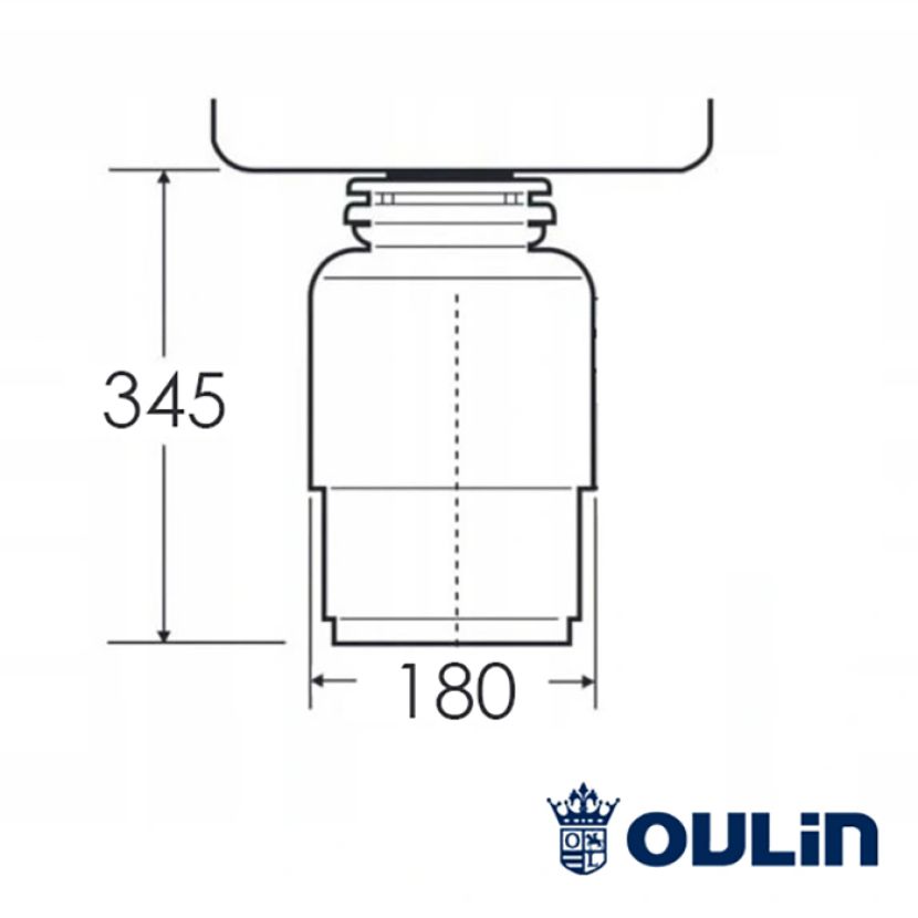 Измельчитель пищевых отходов Oulin KDS553