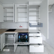 Угловая кухня в скандинавском стиле