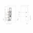 Подвеска корпусов скрытая с фиксатором 818 RV