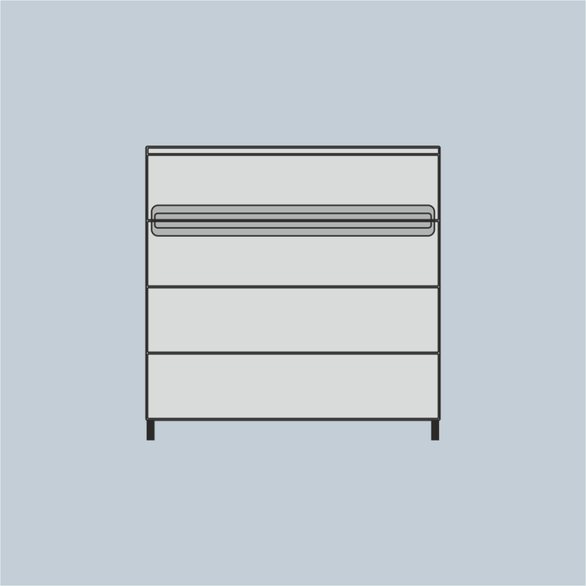 Комод с выдвижными ящиками F4S