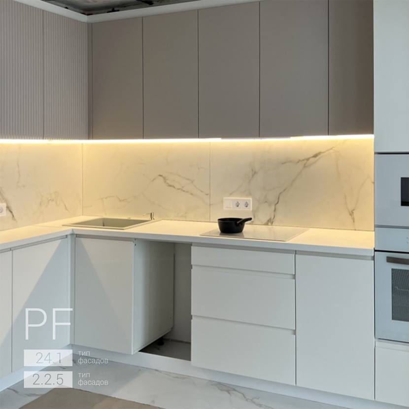 Двухцветная кухня