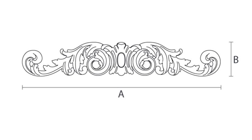 Резная накладка N-092