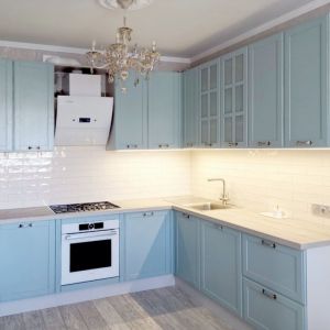 М20 / 1 Классическая кухня из массива ясеня