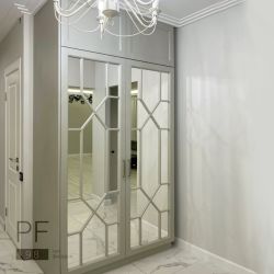 Шкаф-витрина соты 9.8 / 6