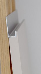 Фасады из плитных материалов с врезной профиль-ручкой тип L (TW9 Modus)